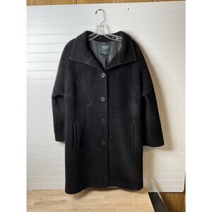 Women's 4 Hilary Radley Coat Peruvian Suri Alpaca Wool Overcoat Academia